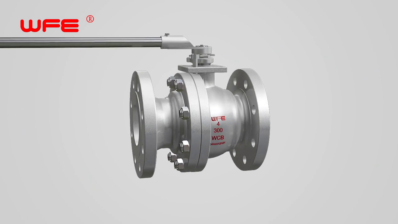 WFE Forged Steel Floating Ball Valves 3D Demonstration