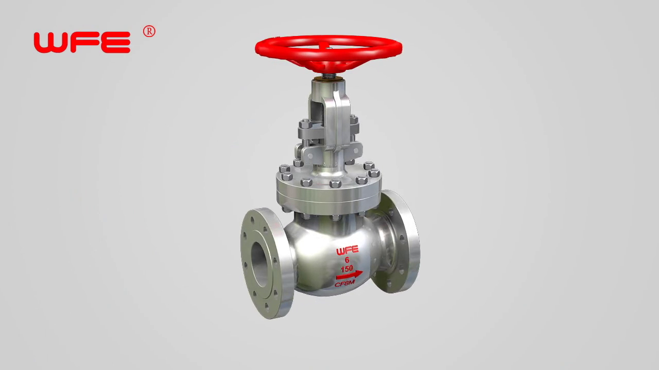 WFE BS1873 Globe Valves 3D Demonstration