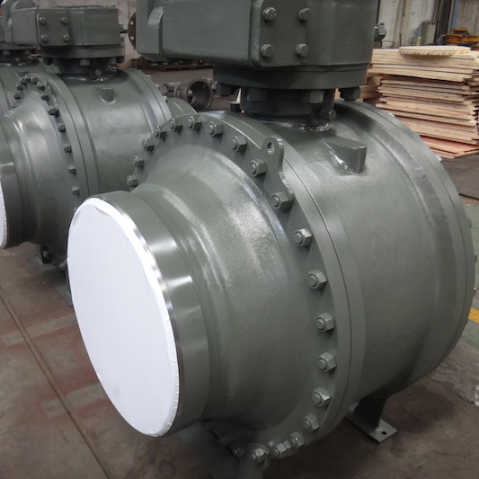 API Large Size Butt Welded Ball Valve