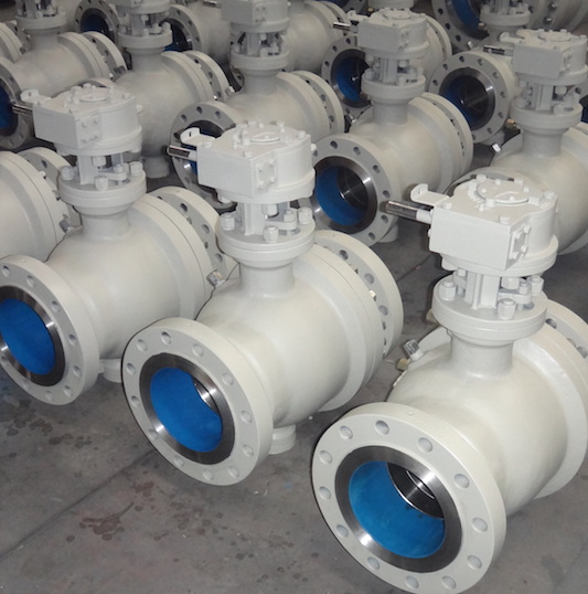 API Gear Box Flanged Carbon Steel Ball Valve