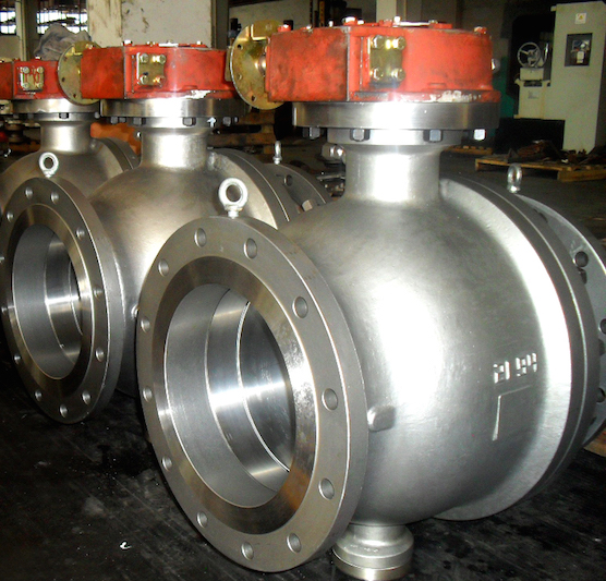 API Large Size Cast Steel Ball Valve