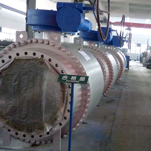 Big Size Flange Trunnion Mounted Ball Valve