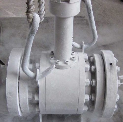 API Flanged Cryogenic Ball Valve