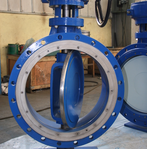 WCB Flanged Butterfly Valve
